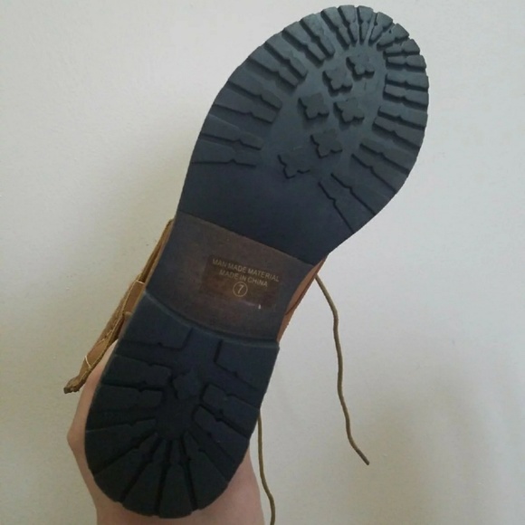 Sweater fold over combat boot - Picture 2 of 5